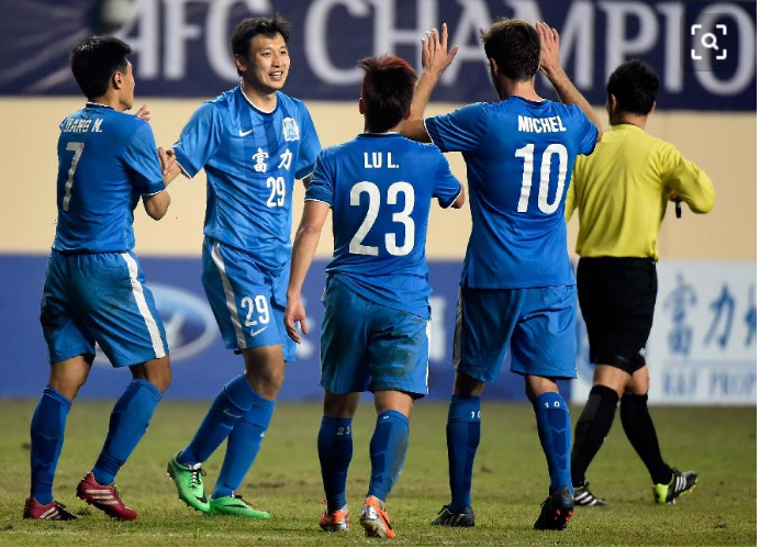 大连一方战胜广州富力，取得胜利